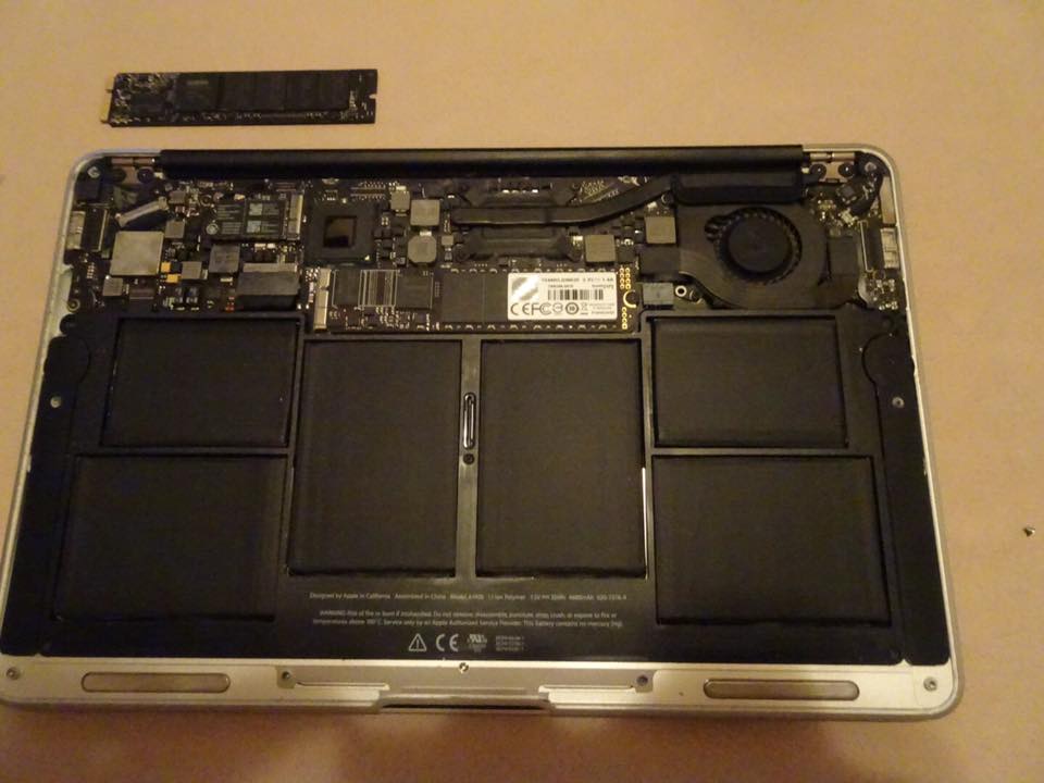 MacBookAirのJetDriveのSSD取り付け5